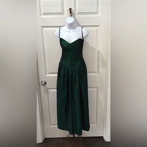 2pc Elegant Green Evening Dress JR. 4